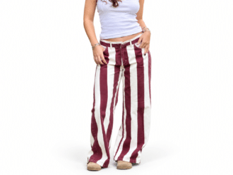 Wide Leg Raya Bordo